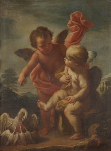 Amor med gäss av Bernardo Arniconi