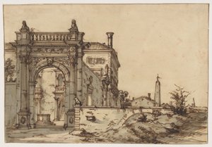 En venetiansk villa av Bernardo Bellotto