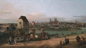 München från Haidhausen av Bernardo Bellotto