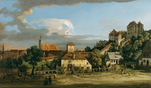 Pirna: The Obertor from the South, ca 1760 (olja på duk) av Bernardo Bellotto