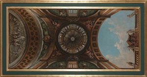 Förslag till målningar i salen på Ujazdowski-slottet i Warszawa av Bernardo Bellotto