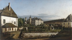 Konigsteins fästning: Innergård med Brunnenhaus av Bernardo Bellotto