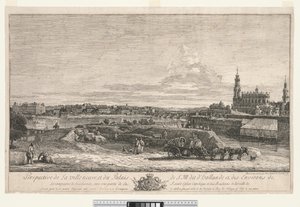 Utsikt över Dresden, 1748. av Bernardo Bellotto