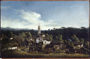 Utsikt över Gazzada av Bernardo Bellotto