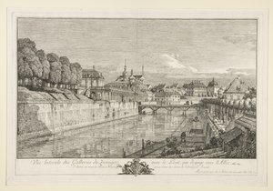 Vy över Zwinger, Dresden av Bernardo Bellotto