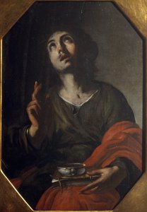 Saint John the Evangelist av Bernardo Cavallino