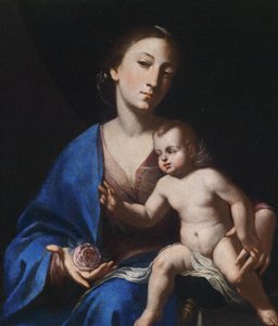 Jungfru Maria med barnet av Bernardo Cavallino
