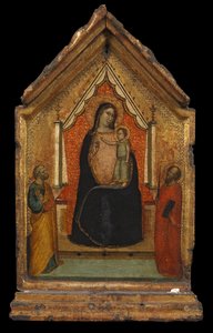 Jungfru och barn med Sankt Peter och Sankt Paulus, c.1340 av Bernardo Daddi