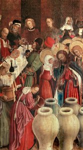 Transfigurationens altartavla, detalj av bröllopet i Kana
