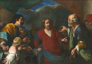 Liknelsen om skattepenningen av Bernardo Strozzi