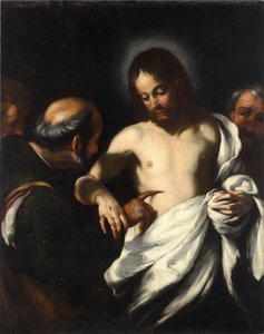 St Thomas otrolighet av Bernardo Strozzi