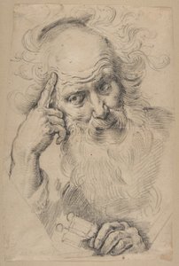 Sankt Petrus av Bernardo Strozzi
