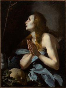 Den ångerfulla Magdalena av Bernardo Strozzi