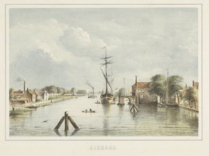 Utsikt över Alkmaar från Bierkade