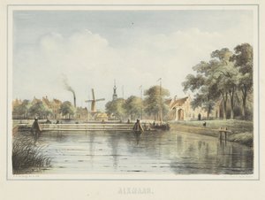 Utsikt över Vlotbrug i Alkmaar