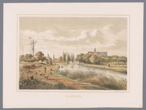 Stadsbild i Alkmaar Alkmaar (serietitel på objekt)