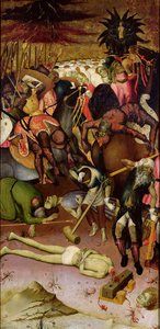 The Decapitation of St. George, panel från en altartavla, c.1435