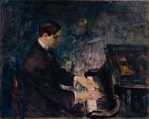 Nils Larsen spelar