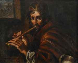 Flöjtspelaren av Bernhard Keil