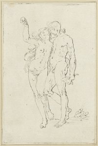 Adam en Eva av Bernhard Schreuder (possibly)