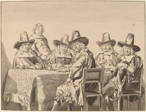 Directors of the Orphan Asylum of Haarlem, 1777, publicerad 1786.