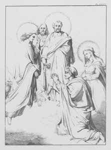 Dantes gudomliga komedi, Paradiso (himlen), plansch XXXIV (litografi)