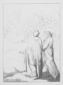 Dantes gudomliga komedi, Paradiso (himlen), plansch XX (litografi)