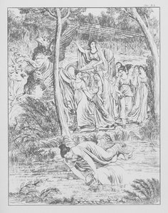 Dantes gudomliga komedi, Purgatorio (Skärselden), plansch XL (litografi)