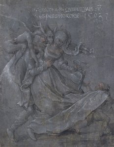 Par älskare med Djävulen och Amor, 1503
