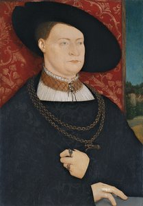 Porträtt av en man av Bernhard Strigel