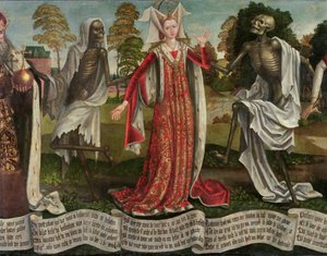 Danse Macabre: Empress (detalj) (se 197686, 197687) av Bernt Notke