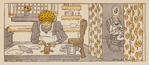 The Gingerbread Man, en berättelse från New England (färg litho) av Bert Elliott
