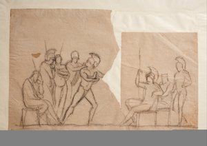 Agamemnons kamp med Achilles av Bertel Thorvaldsen
