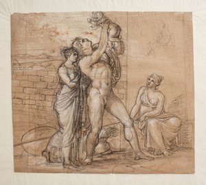 Hectors farväl till Andromache och Astyanax av Bertel Thorvaldsen