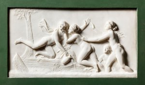 Hylas bortrövad av flodnymfer av Bertel Thorvaldsen
