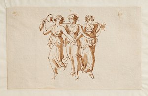 Tre dansande bakchanter av Bertel Thorvaldsen