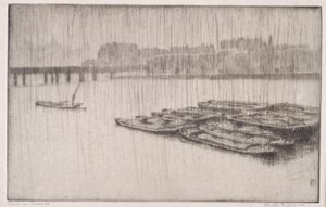Regn på Themsen