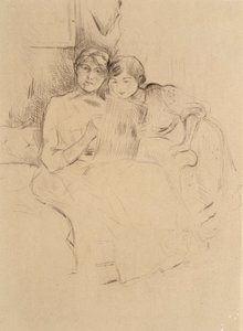 Teckningslektion av Berthe Morisot