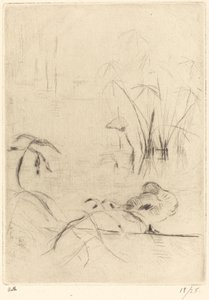 Ankor vila på stranden, 18881890. av Berthe Morisot