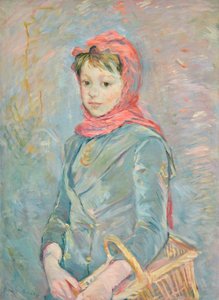Franska: Fillette portant un panier av Berthe Morisot