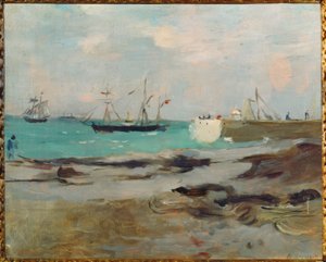 Hamninloppet i Boulogne av Berthe Morisot