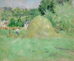 Höstackar vid Bougival, 1883 av Berthe Morisot