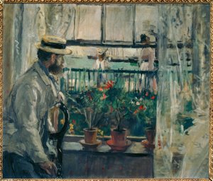 Interieur, Isle of Wight av Berthe Morisot