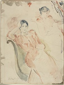 Jeanne Pontillon av Berthe Morisot