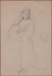 Marthe Givaudan av Berthe Morisot