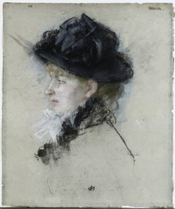 Mlle. Louise Rieser, 1888. av Berthe Morisot