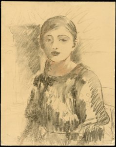 Porträtt av Julie Manet av Berthe Morisot