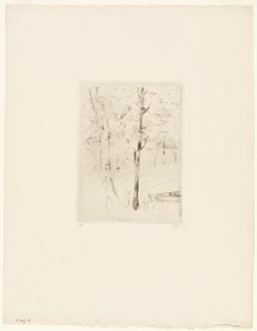 Sjön i Bois de Boulogne av Berthe Morisot