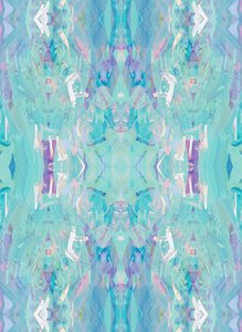 Aqua, 2014 (blandteknik, digitaltryck)