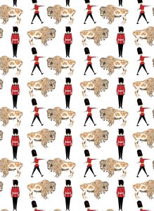 Buffalo Soldier, 2015 (illustration, digital) av Beth Travers